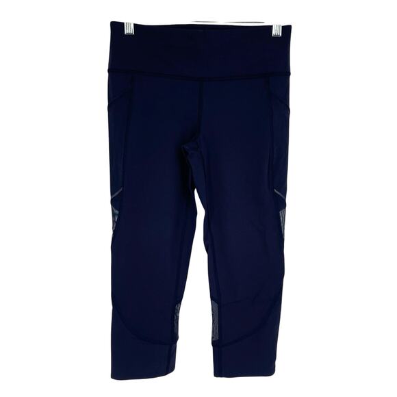 Lululemon Home Stretch Crop 19" Size 6 Midnight Blue - Picture 1 of 9